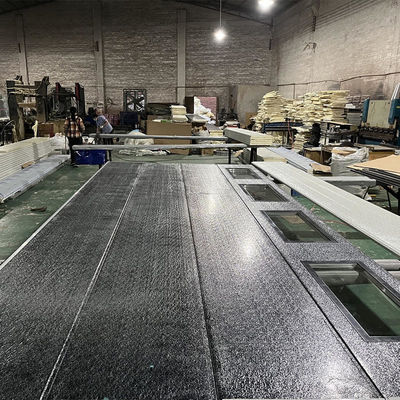 Porte sectionnelle en acier de garage de villa contemporaine en aluminium en gros de Tesia