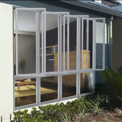 Poussez et tirez Windows coulissant horizontal en aluminium et les portes résidentiels