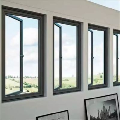 Couleurs adaptées aux besoins du client horizontales d'ouverture de fenêtre en aluminium extérieure de tissu pour rideaux