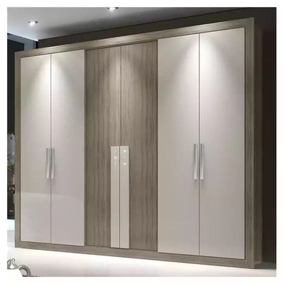 Chambre à coucher en plastique de forces de défense principale glissant le bois solide en métal moderne de garde-robe