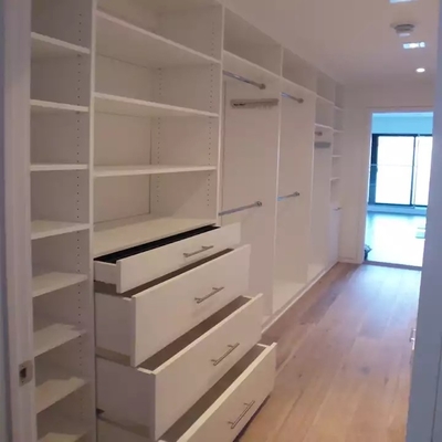 Le blanc a accepté la nouvelle promenade adaptée aux besoins du client de conception dans le cabinet avec le conseil fou de 18mm