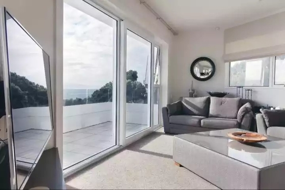 Porte coulissante en verre de construction en hausse de levage en aluminium de haute avec la norme de la CE