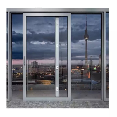 Porte coulissante en verre de construction en hausse de levage en aluminium de haute avec la norme de la CE