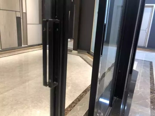 Portes modernes de verre trempé, portes en aluminium coulissantes imperméables de cadre