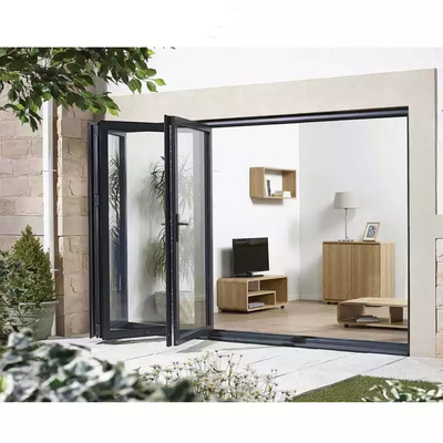 Les portes Bifold de patio d'alliage d'aluminium balancent la coupure de rendement optimum de courant ascendant de 2.0mm