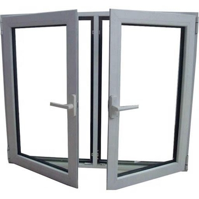 Oscillation en aluminium commerciale de verre trempé de Windows de cadre vitrée par double