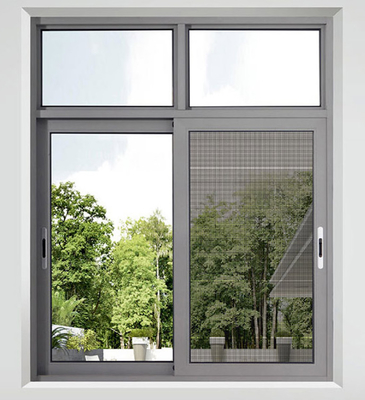 Oscillation en aluminium commerciale de verre trempé de Windows de cadre vitrée par double