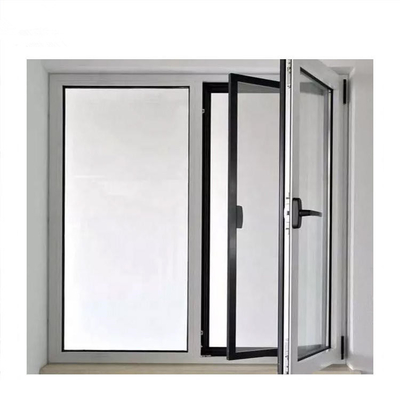 Oscillation en aluminium commerciale de verre trempé de Windows de cadre vitrée par double