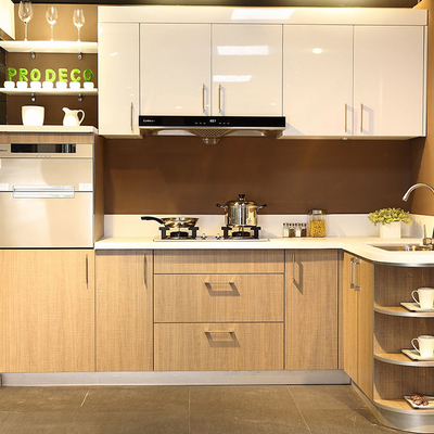 Meubles de luxe faits sur commande de cuisine de la CE, buffet de paquet plat
