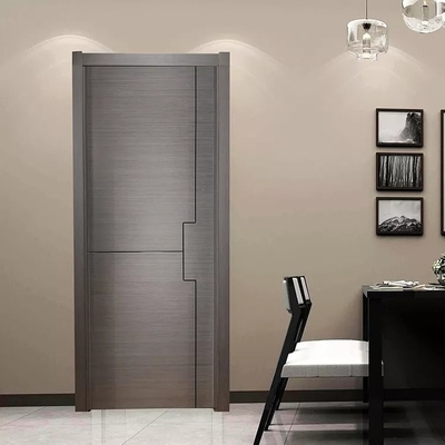 Porte imperméable composée adaptée aux besoins du client de PVC de WPC pour la chambre à coucher interne