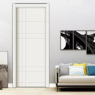 Porte imperméable composée adaptée aux besoins du client de PVC de WPC pour la chambre à coucher interne