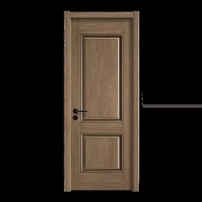Porte intérieure en bois stratifiée par teck de pièce de mélamine de panneau de forces de défense principale pour l'appartement
