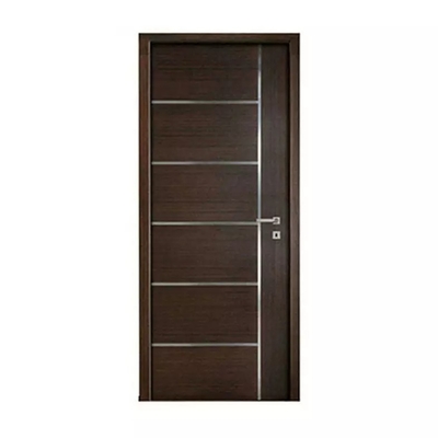 Poussée de porte de pièce interne en bois de contreplaqué et ouverture en bois intérieures de traction