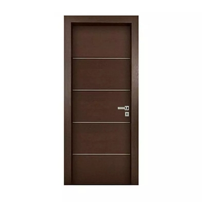 Poussée de porte de pièce interne en bois de contreplaqué et ouverture en bois intérieures de traction
