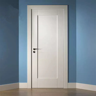 Le CE d'intérieur de porte de bois dur de Shaker Plain Wooden Solid Interior a approuvé