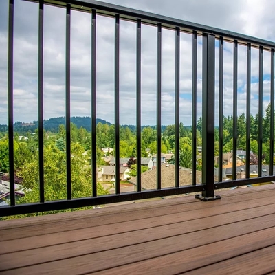 Balcon de balustrades de conception simple/balustrade en aluminium extérieurs d'escalier