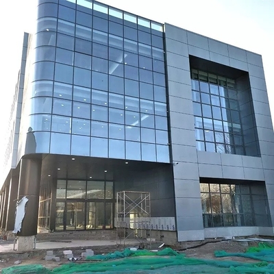 Extérieur en aluminium exposé de mur rideau en verre de cadre de revêtement adapté aux besoins du client