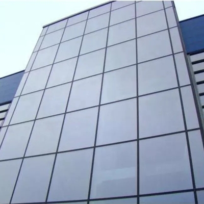 Imperméable moderne de mur rideau en verre à double vitrage de revêtement en aluminium