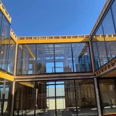 Mur rideau en verre d'unité extérieure de fenêtre en aluminium imperméable 12A 5mm
