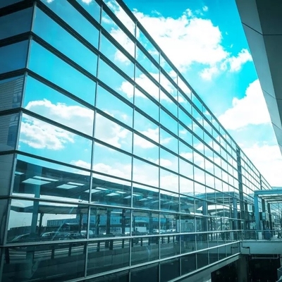 Résidentiel moderne de mur rideau d'unité en verre de fenêtre de cadre en aluminium