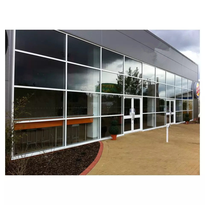Verre de mur rideau de revêtement en aluminium de cadrage exposé transparent