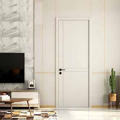 Tesia porte de chambre en contreplaqué en bois personnalisé étanche à l'eau PVC porte interne en WPC
