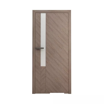 Portes intérieures en bois de contreplaqué, miroir fait sur commande encadre la porte de laque