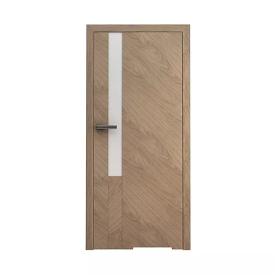 Portes intérieures en bois de contreplaqué, miroir fait sur commande encadre la porte de laque