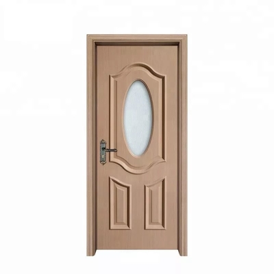 Portes intérieures de laque de stratification, porte en bois moderne en verre imperméable