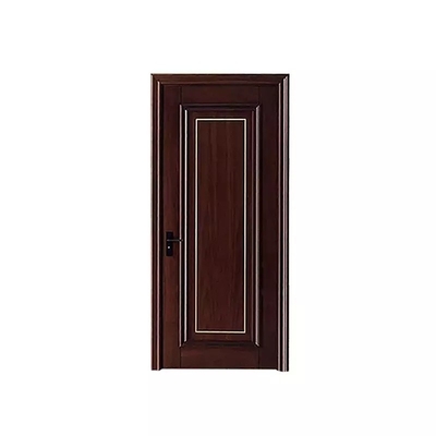 Portes intérieures en bois modernes de Chambre, mélamine adaptée aux besoins du client encadre la porte en bois