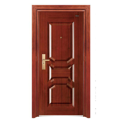 Porte de voie de base de fer d'entrée, portes en acier s'ouvrantes latérales de sécurité de conception