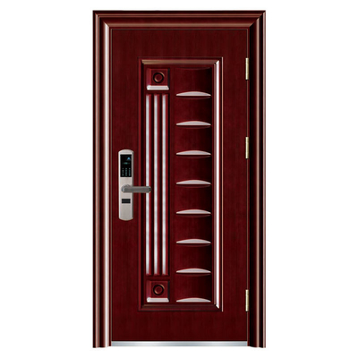 La porte extérieure en métal d'acier de sécurité, loge les portes en acier de sécurité