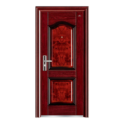 La porte extérieure en métal d'acier de sécurité, loge les portes en acier de sécurité