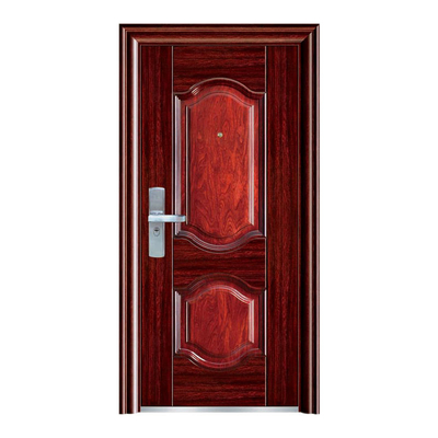 La porte extérieure en métal d'acier de sécurité, loge les portes en acier de sécurité