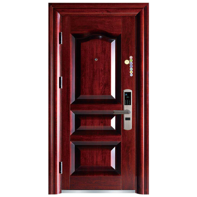 La porte extérieure en métal d'acier de sécurité, loge les portes en acier de sécurité