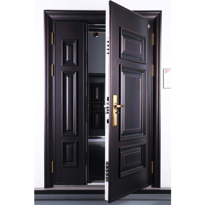 Résidentiel anti-effraction de sécurité d'entrée de portes en acier principales extérieures de sécurité