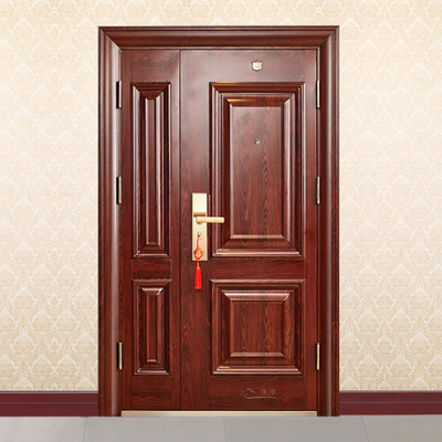Résidentiel anti-effraction de sécurité d'entrée de portes en acier principales extérieures de sécurité