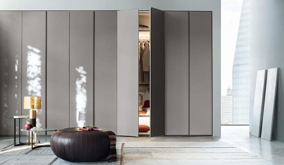 Les meubles en bois vêtent la coutume de garde-robe de forces de défense principale de mélamine moderne pour la chambre à coucher