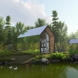 Villa préfabriquée en acier de maisons d'usine de Foshan de jardin de lumière portative directe de Chambre