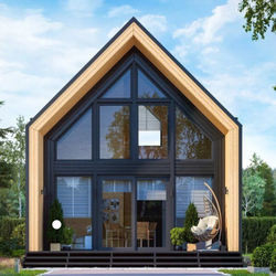 Villa préfabriquée en acier de maisons d'usine de Foshan de jardin de lumière portative directe de Chambre