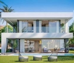 Villa préfabriquée de luxe de cadre en acier de conception moderne d'étage préfabriqué léger de la Chambre deux