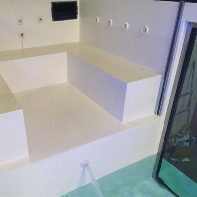 Piscine portative moderne préfabriquée de luxe de récipient avec le mur en verre de haute résistance
