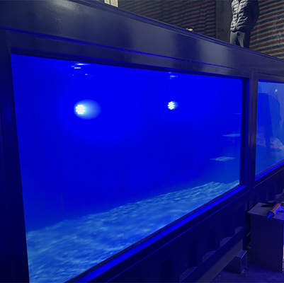 Piscine de récipient de couleur et de matériau adaptée aux besoins du client par norme américaine de l'amérique 20ft 40ft avec la lumière menée par jet d'eau de vague