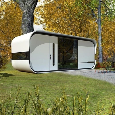 Maison modulaire de cosse de récipient de café de magasin préfabriqué de magasin mobile de magasin mobile de verre trempé de structure métallique
