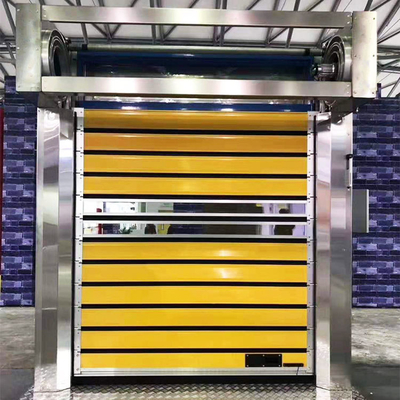 Matériel à grande vitesse d'alliage d'aluminium de volet de rouleau et porte de panneau dure adaptée aux besoins du client de couleur avec l'isolation de mousse