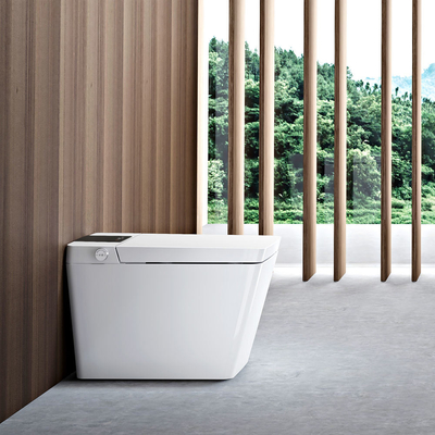 Les articles sanitaires de salle de bains automatique à extrémité élevé moderne parquettent les toilettes futées intelligentes