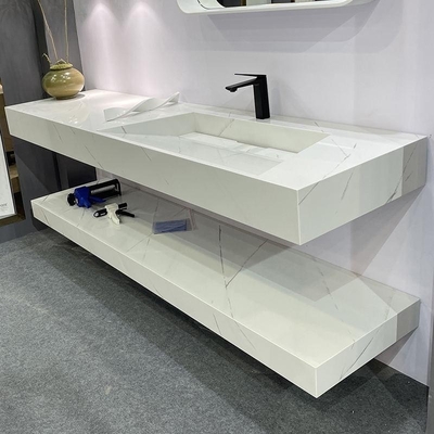 Évier de lavabo de nouvelle de conception de lavabo double de couleur salle de bains sanitaire blanche italienne d'articles