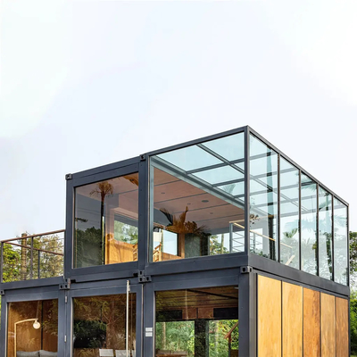 Maison de conteneurs préfabriqués pliables extensibles_40ft Container de vie pliable Cabine Container pliable