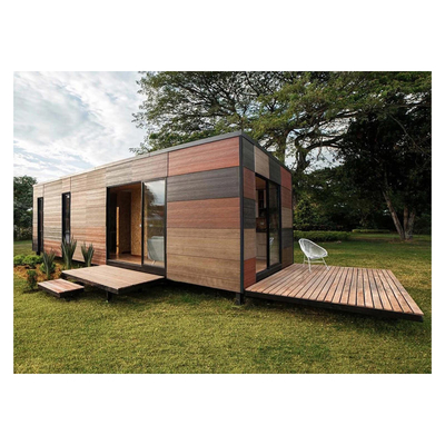 Luxe personnalisable couleur et verre portable 20FT 40FT préfabriqué maison de conteneur à emballage plat avec prix d'usine