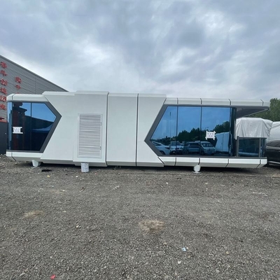 Vente à chaud Cabine meublée Maison de ville Maison de conteneurs 40FT Maison de bureau Capsule blanche